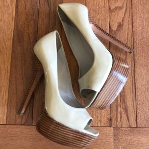 Alice and Olivia Off White Stilettos